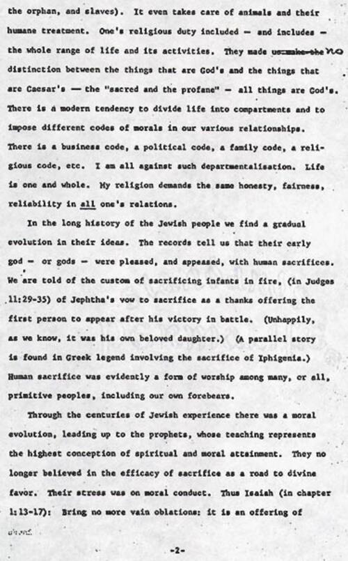 "What Judaism Means to Me" Essay by Gertrude Weil, Page 2 of 5