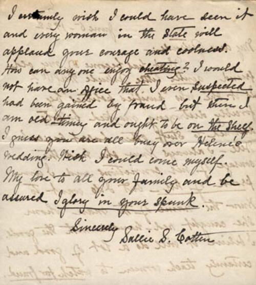 Letter from Sallie Southall Cotten to Gertrude Weil, June 5, 1922, page 2