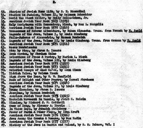 Books Published by the Jewish Publication Society, page 2