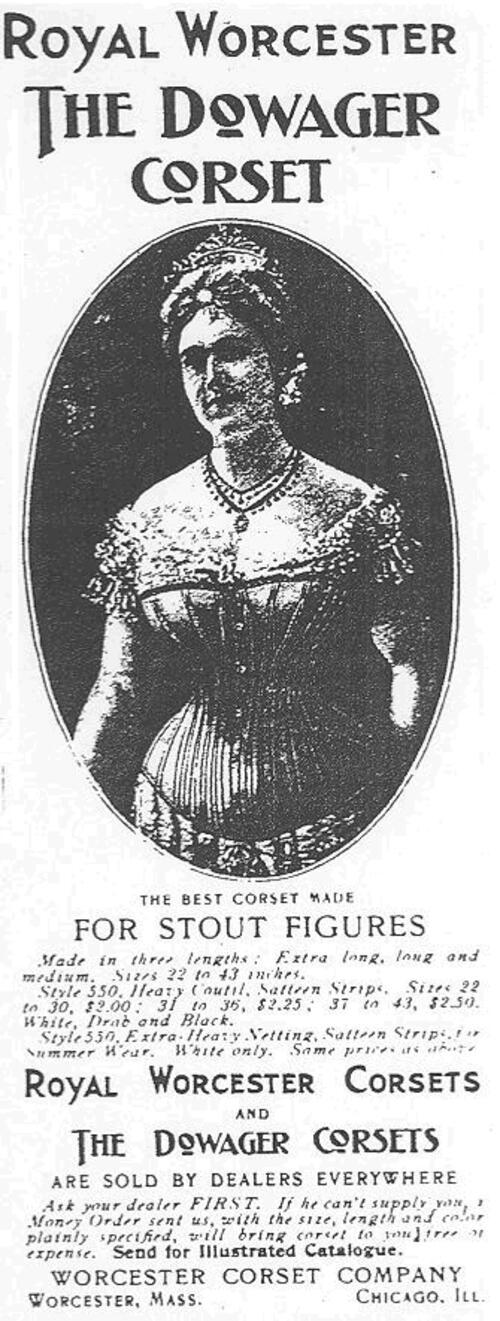 Advertisement for a Corset in the "Ladies' Home Journal," June 1899