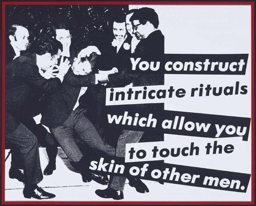 You Construct Intricate Rituals Which Allow You to Touch the Skin of Other Men 