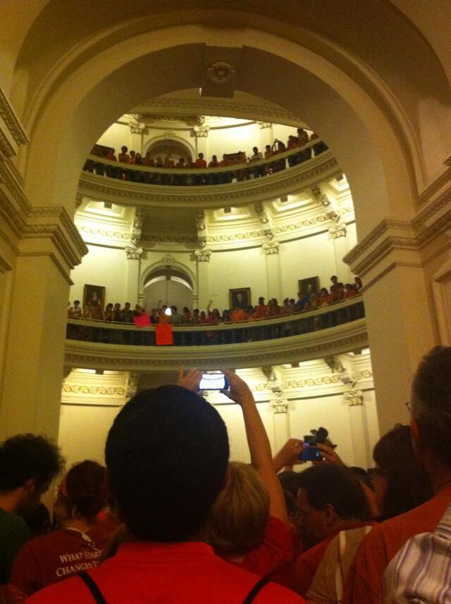 Texas Statehouse Protesters, 2013