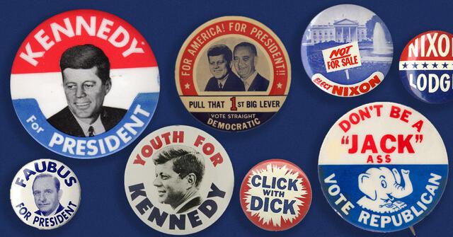1960 Presidential Campaign Buttons 