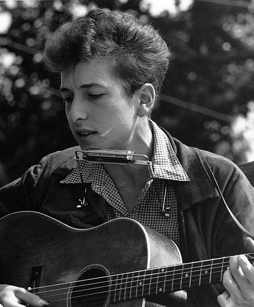 Bob Dylan at the Civil Rights March, August 28, 1963