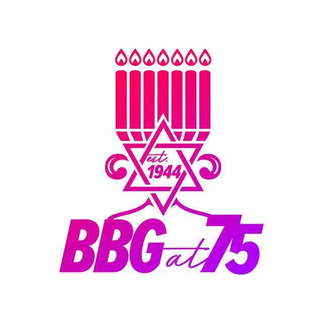 Logo of BBG at 75 in Full Color