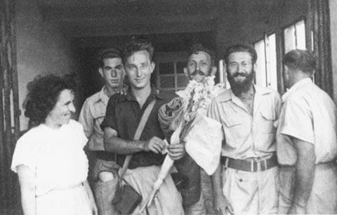 Shulamith Katznelson and I.Z.L Detainees circa 1948