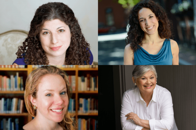 Authors Tova Mirvis, Rachel Kadish, Rachel Barenbaum, and Esther Safran Foer