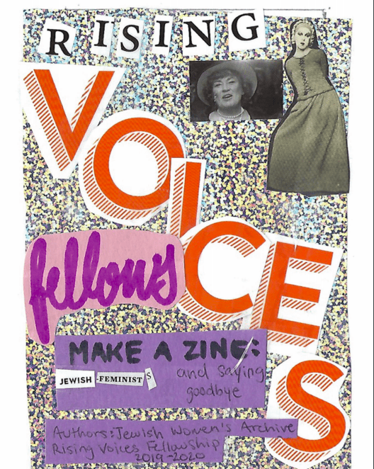 2019-20 Rising Voices Fellowship Zine Cover Page