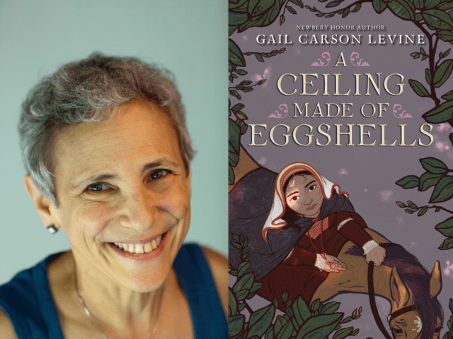 Gail Carson Levine and 'A Ceiling Made of Eggshells' Book Cover