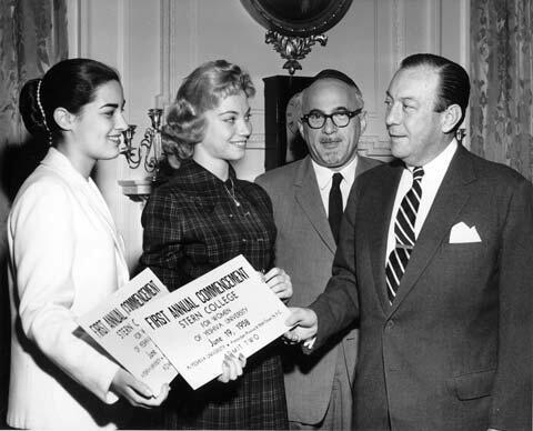 Stern College for Women Commencement, 1958