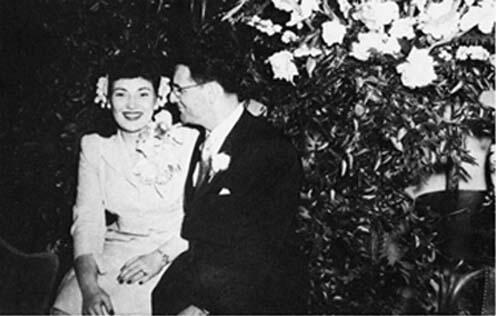Bella Abzug and her Husband, Martin, on Their Wedding Day, 1944