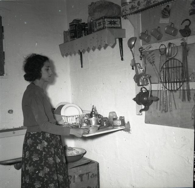 Moroccan Jewish immigrant in Israel, 1954. 