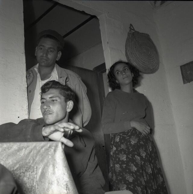 Moroccan Jewish immigrants in Israel, 1954.