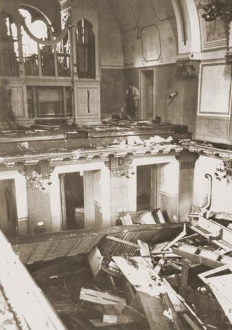Destroyed Pforzheim Synagogue