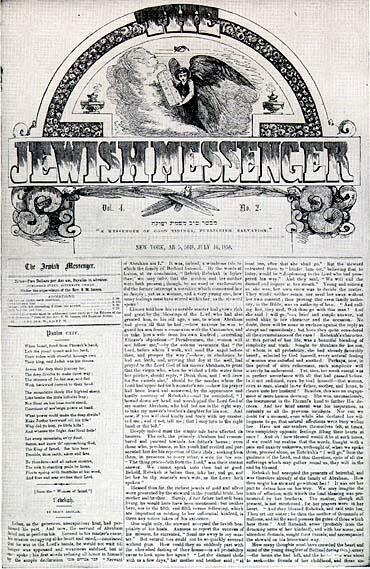 Jewish Messenger Front Page