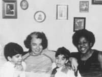 Florence Howe with Her Family, circa 1965-1966