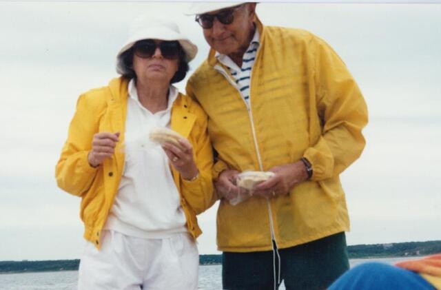 Phyllis "Flip" Imber and Herman Imber on Martha's Vineyard, circa 1990s