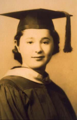 Gertrude Elion's College Graduation, 1937