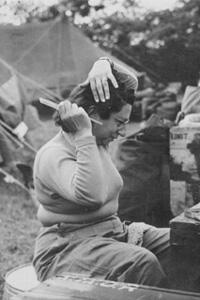 Frances Slanger in the 45th Field Hospital, Normandy, 1944