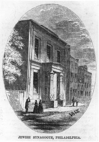 Mikvah Israel, Jewish Synagogue, Philadelphia, 1855
