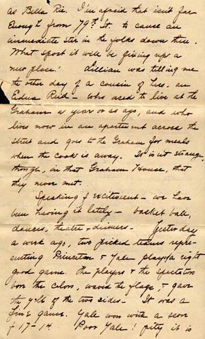 Letter from Gertrude Weil to her Family, November 20, 1898, page 4