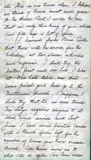 Letter from Gertrude Weil to her Family, September 27, 1897, page 2