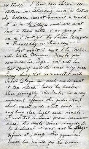 Letter from Gertrude Weil to her Family, September 27, 1897, page 3