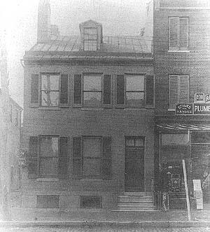 Henrietta Szold's Family Residence on Eutaw Street, Baltimore, 1864