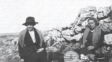 Henrietta Szold in Ramallah, 1920