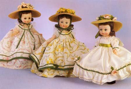 Alexanderkin Scarlett Dolls Produced by the Alexander Doll Company