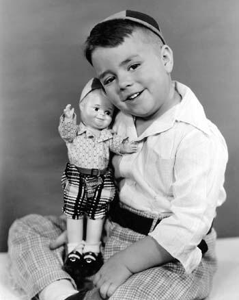 George McFarland with Spanky Doll by Beatrice Alexander, circa 1938