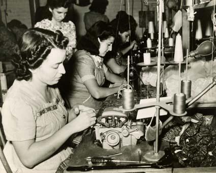 Workers at the Alexander Doll Company