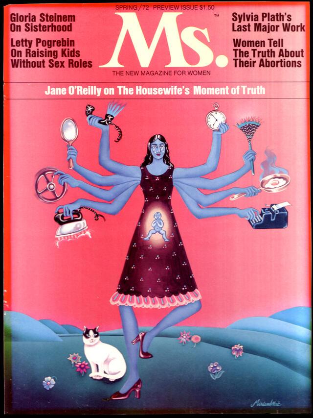 Preview Issue of "Ms." Magazine Front Cover, Spring 1972