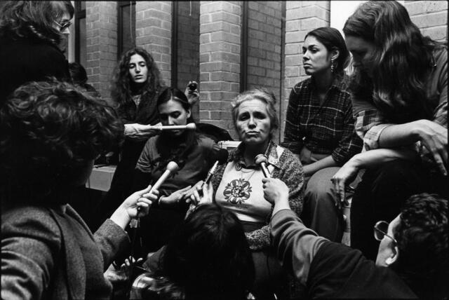 Grace Paley and Reporters, by Diana Mara Henry | Jewish Women's Archive
