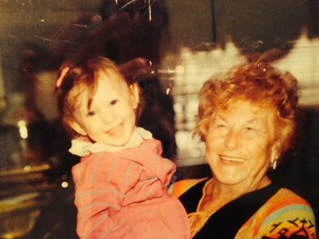 Shayna Goodman with her Grandmother