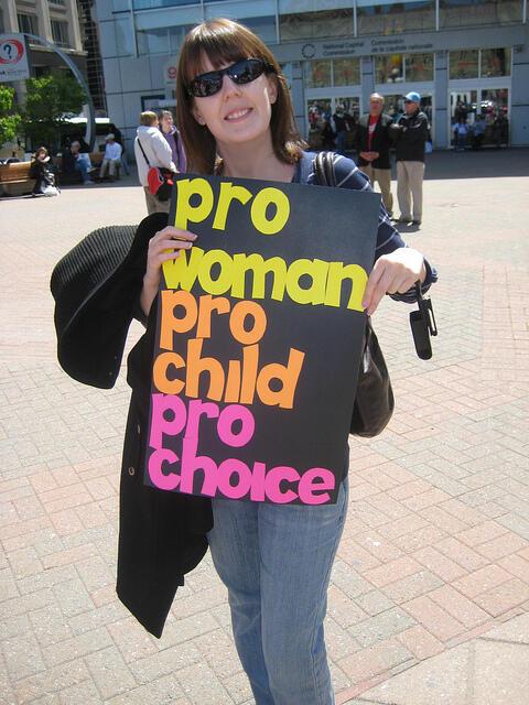 Pro Choice Protester, 2010