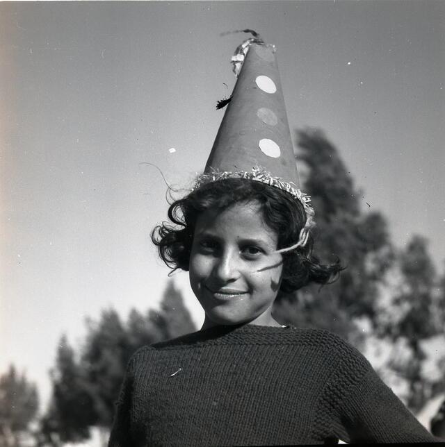 Purim Costume in Rosh Ha'Ayin, 1951.