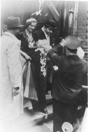 Ruth and Max Nussbaum's Wedding, 1938