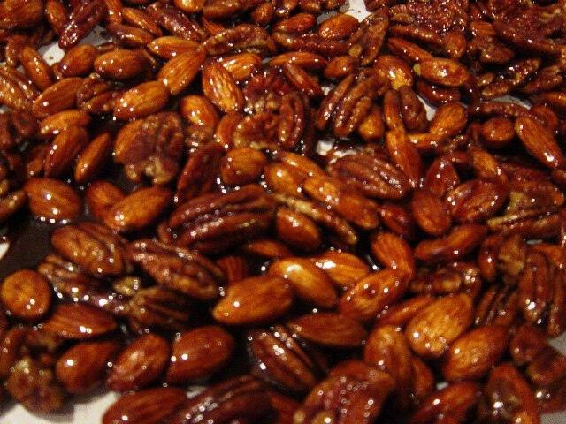 Spiced Pecans, Walnuts, and Almonds