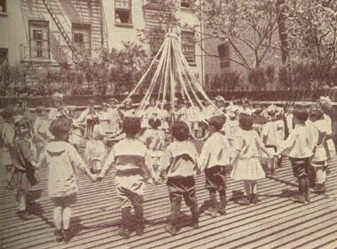 Children Playing on Henry Street's Roof, 1915