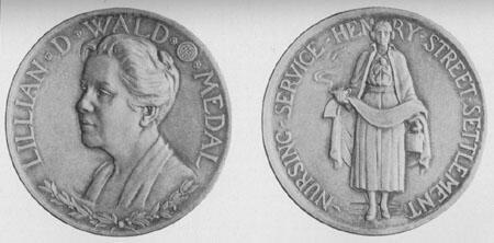 Lillian D. Wald Commemorative Medal, 1938