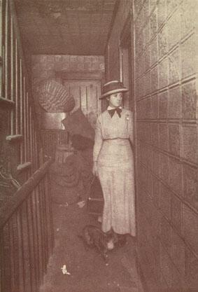 A Nurse Visiting a Tenement, circa 1915